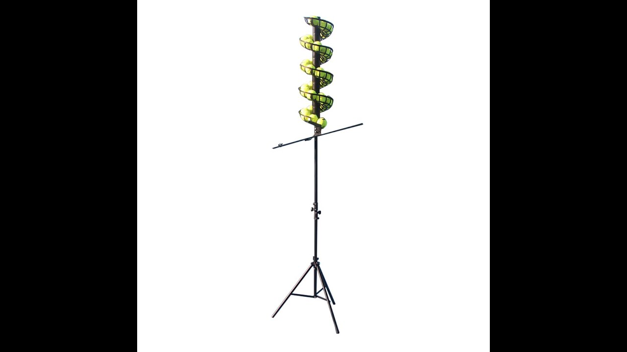 Installation and use of the tennis ball dropping machine