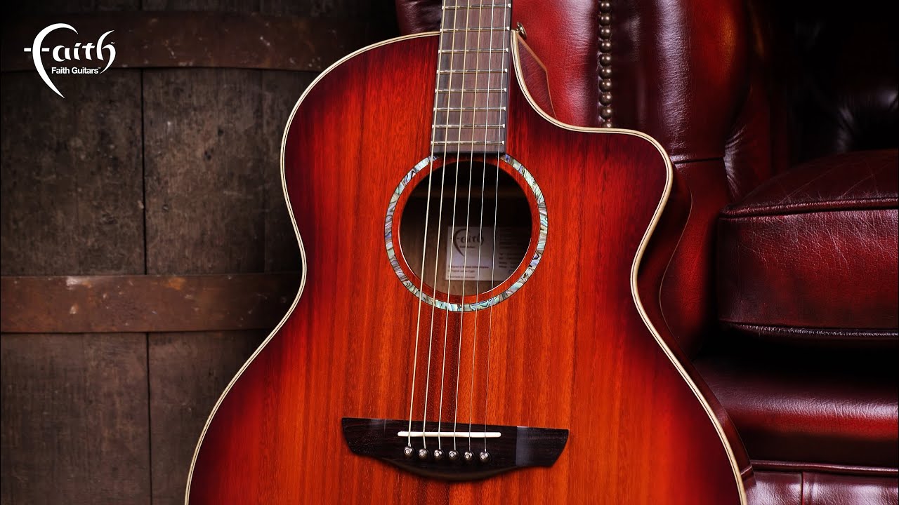Faith Guitars | Blood Moon Neptune | Cutaway Electro | FNCEBMB