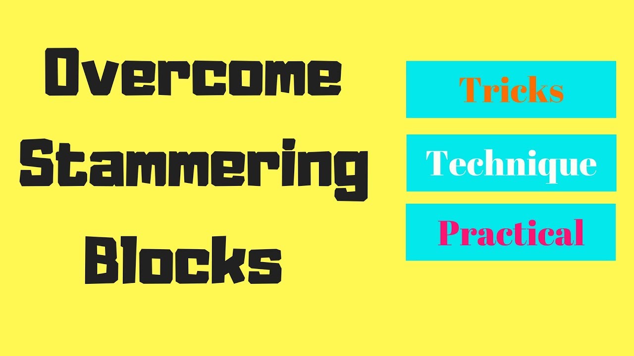 Overcome Stammering blocks Quickly [ENGLISH SUBTITLE] Practical Tips & Speech Exercises MUST WATCH
