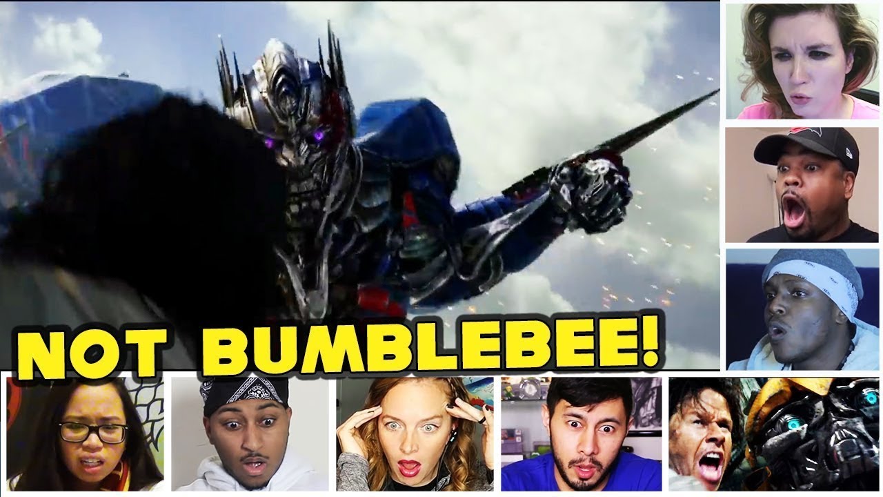 Reactors Reaction To Optimus Prime Destroying Bumblebee | Transformers The Last Knight