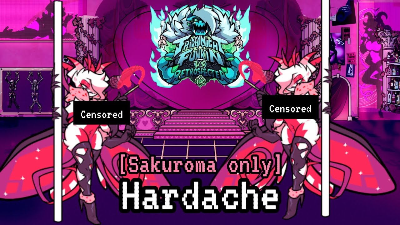 Friday night funkin' VS RetroSpecter - Part 2: Hardache [Sakrouma only vocal]