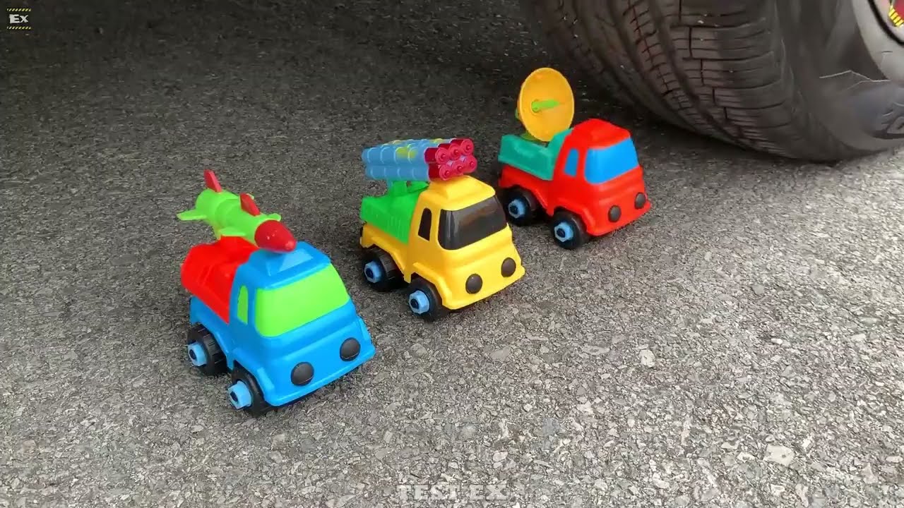 FunnyReverseTestExExperiment Car vs Soccer Ball, Mirinda and Mentos   Crushing Crunchy & Soft Things