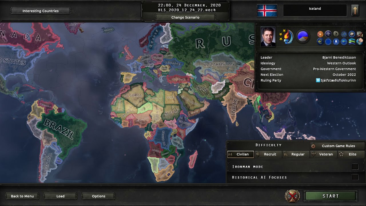 HOI4 Millenium dawn endgame showcase : The world today!