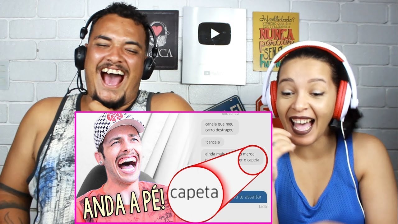 REAGINDO A AS INACREDITÁVEIS CONVERSAS DO UBER! ( Marcos Coelho )