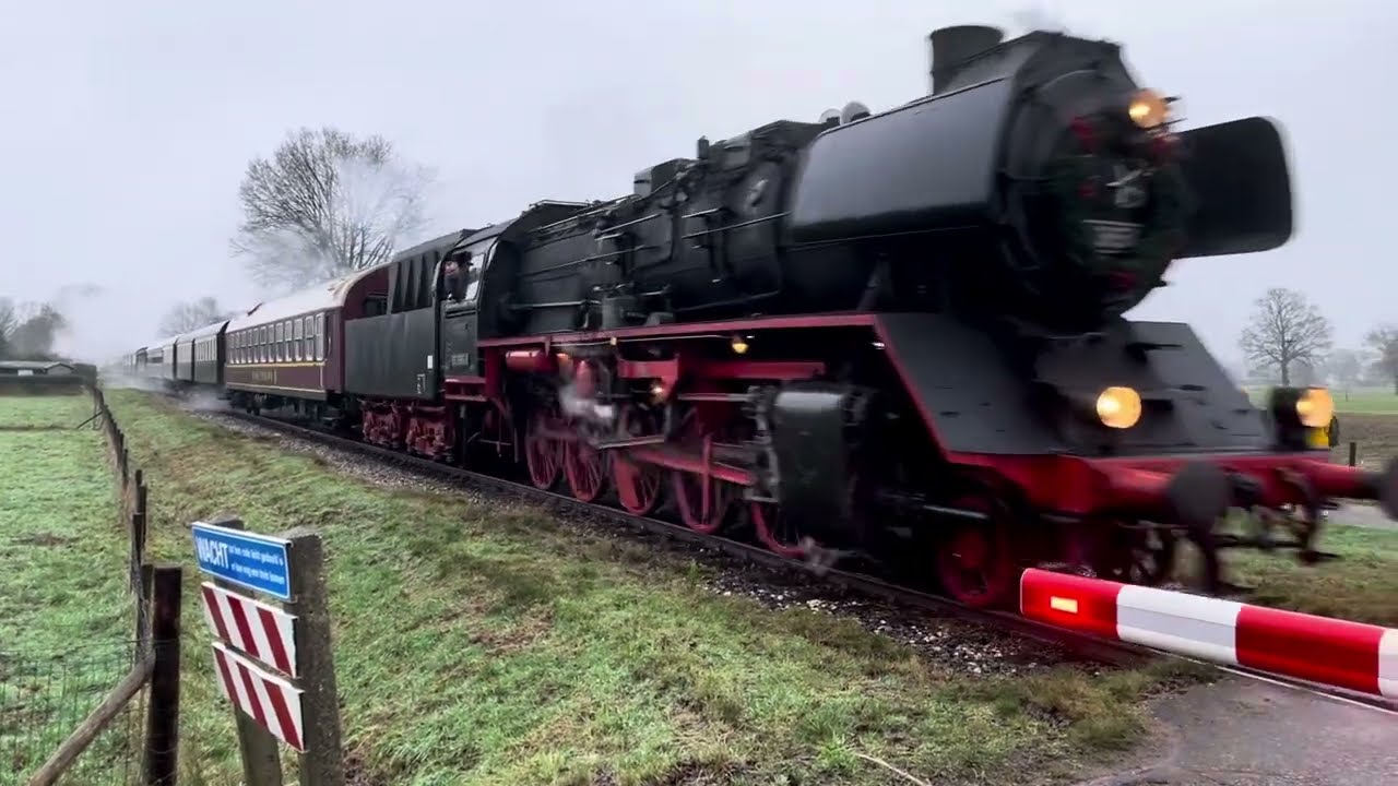 Stoomtrein bij Beekbergen 29-12-24