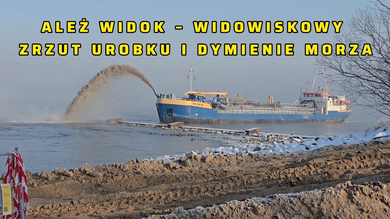 21.01.Widowiskowy zrzut urobku – tęczowanie na Górkach Zachodnich.
