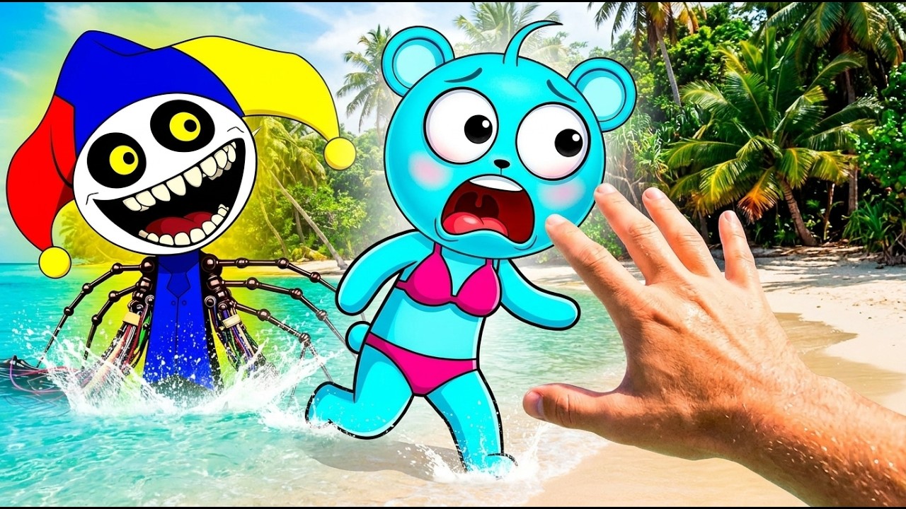 Cleaning Sky and Prototype on the Beach... (Sprunki in Real Life)