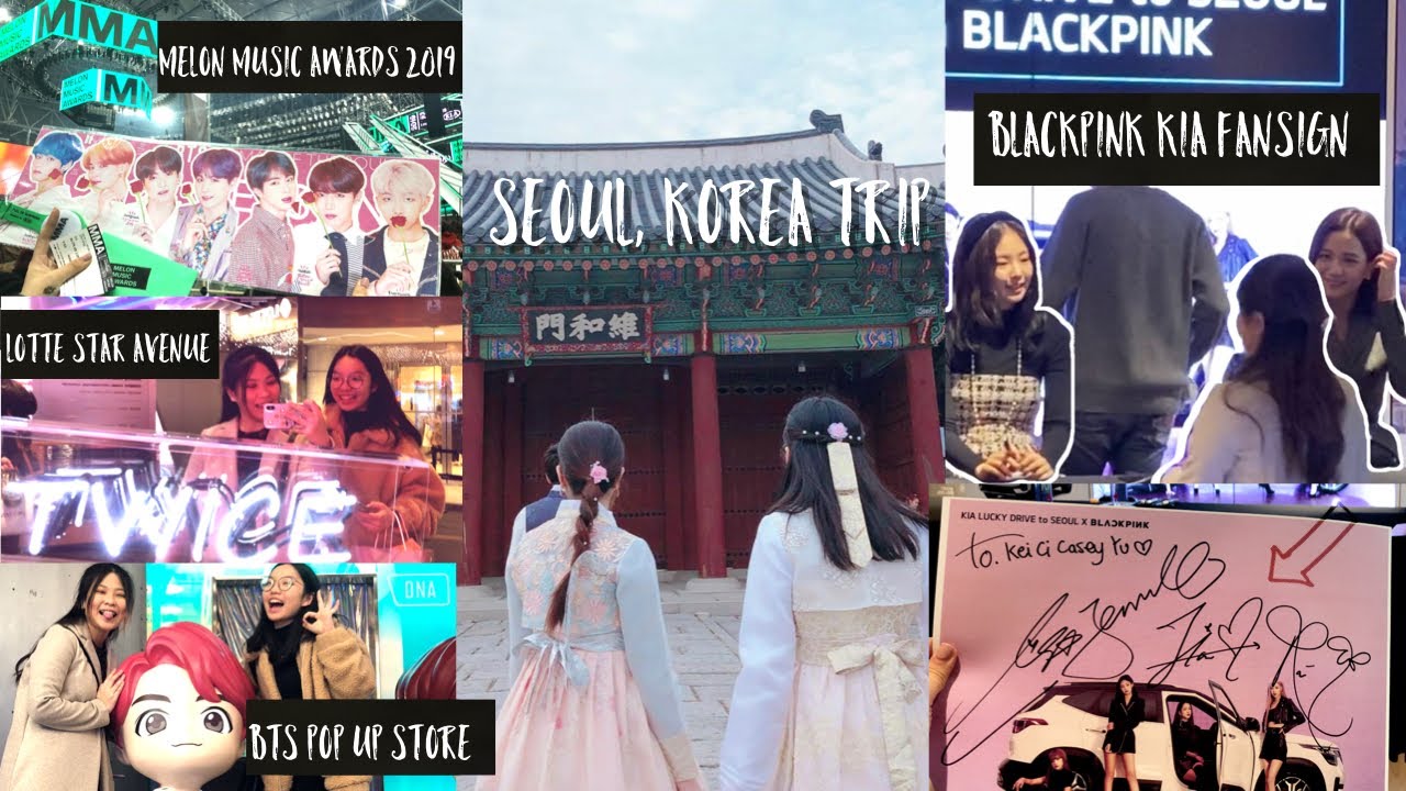 SEOUL,KOREA 🇰🇷 Kpop vlog [MET BLACKPINK IN KIA FANSIGN,MMAs 2019 VIP,House of BTS..]