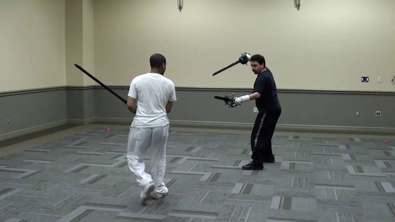 Rapier and Main Gauche vs Gaelic Longsword - Match Video