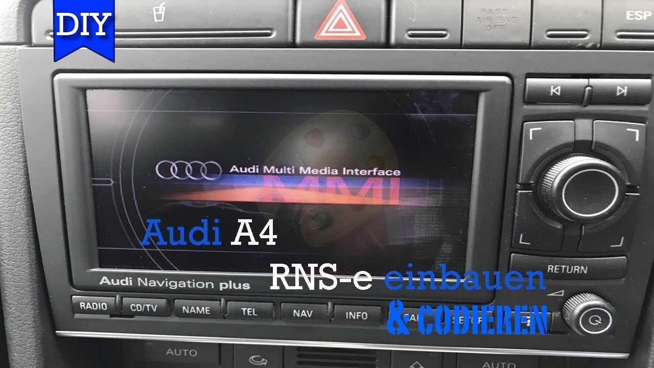 Audi A4 RNSE codieren / Teil 3