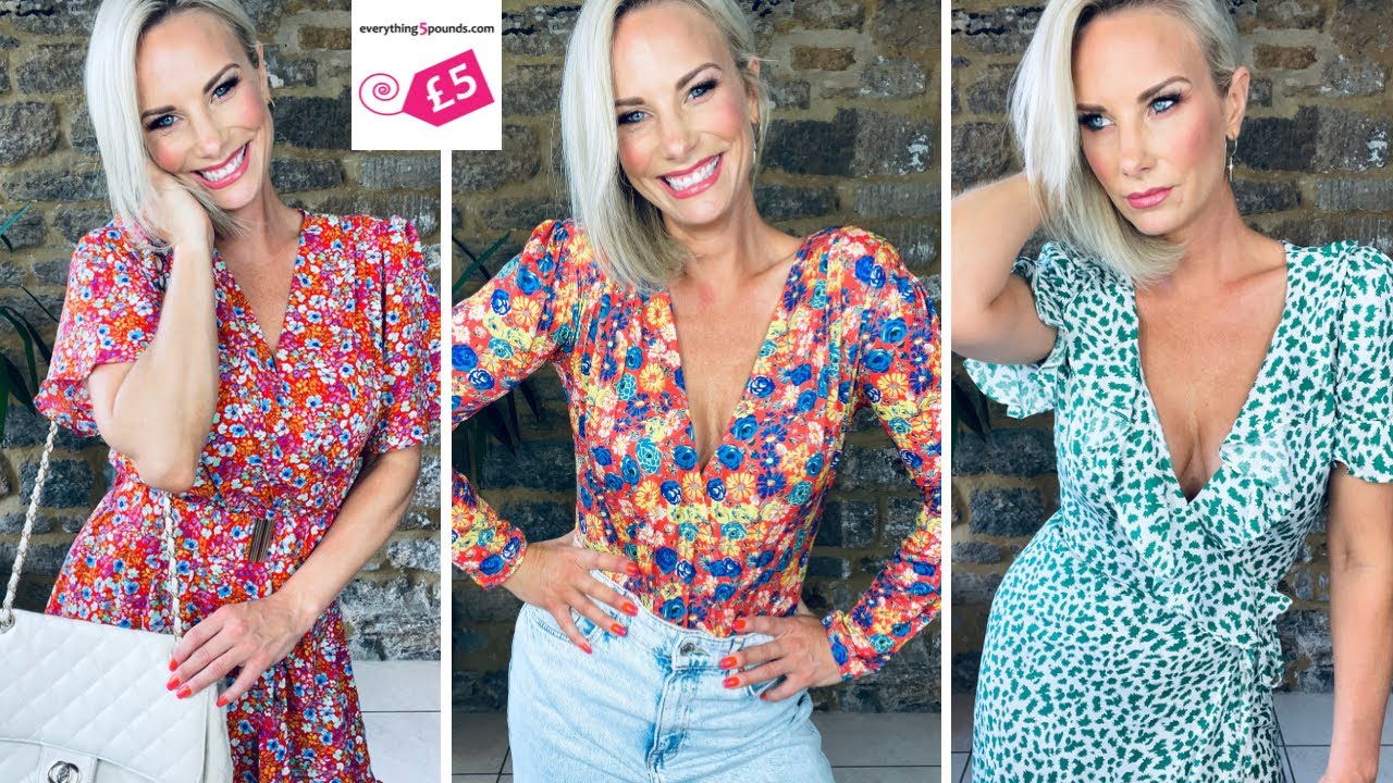 E5P EVERYTHING5POUNDS HAUL NEW ARRIVALS SUMMER HOLIDAY CHEAP FASHION CLOTHES SALE DISCOUNT DRESSES