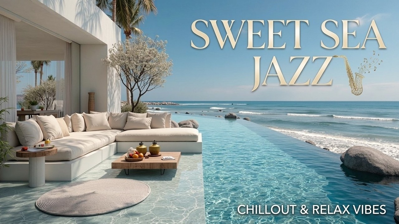 Расслабляющий джаз | Вид на океан ~ Сладкие морские джаз-лаунж вайбы