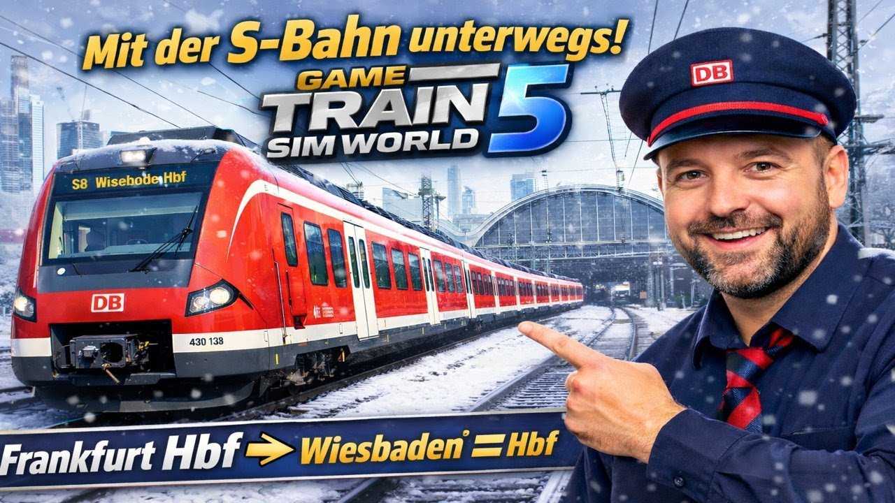 ❄️ Erste Fahrt im Schnee | Train Sim World 5 | Frankfurt – Wiesbaden | ET 430 Lets Play