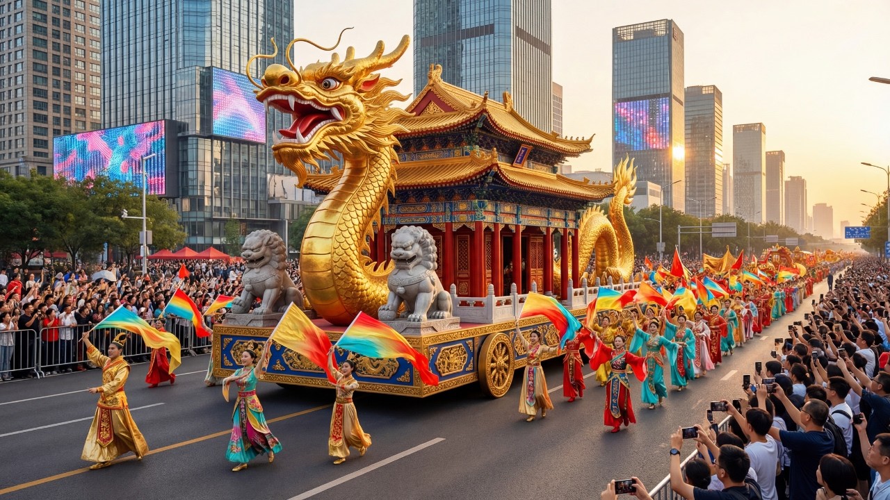 China New Year 2026 Grand Parade  Spectacular Lunar Celebration