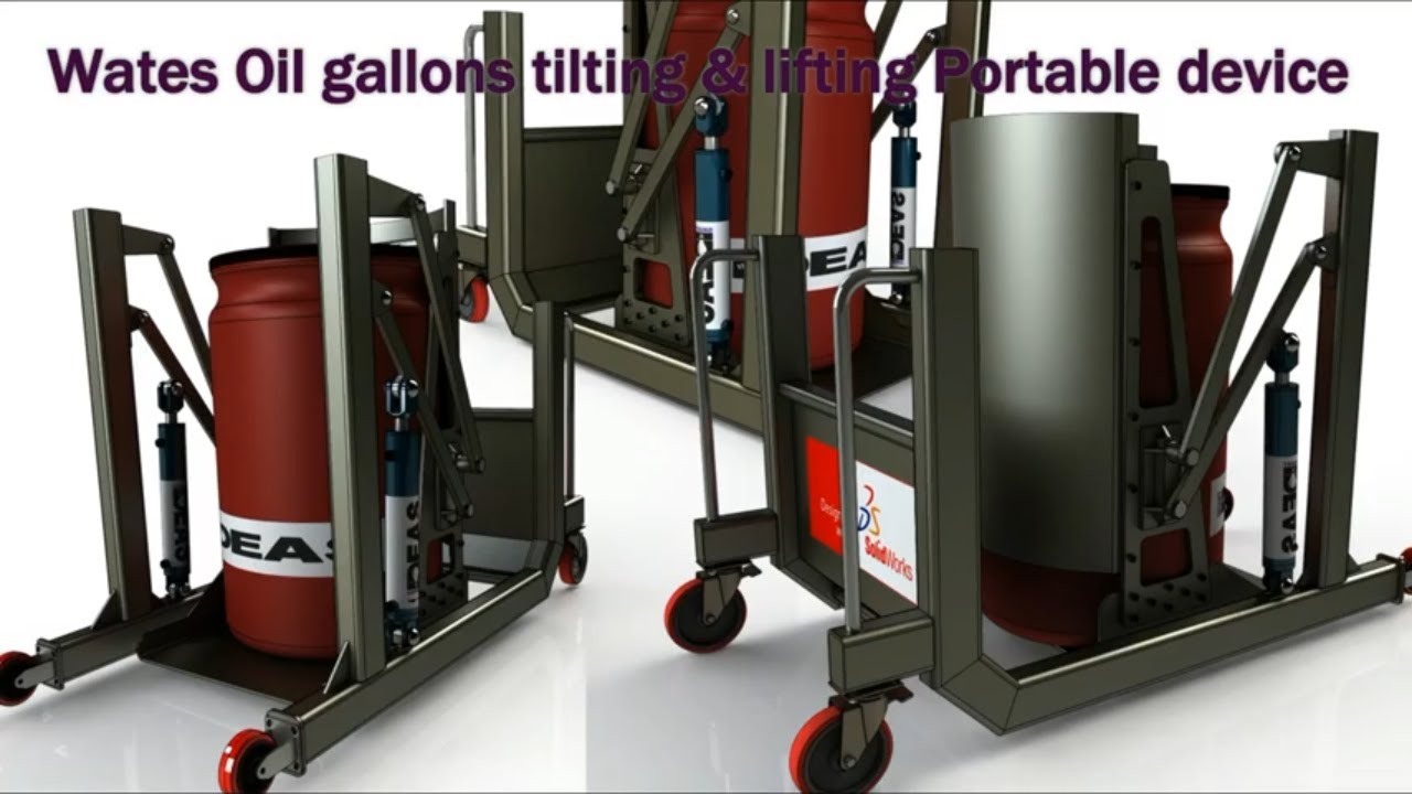 Trolley For Barrel Tilting & Lifting - #drum , #trolley, #barrel ,#oil