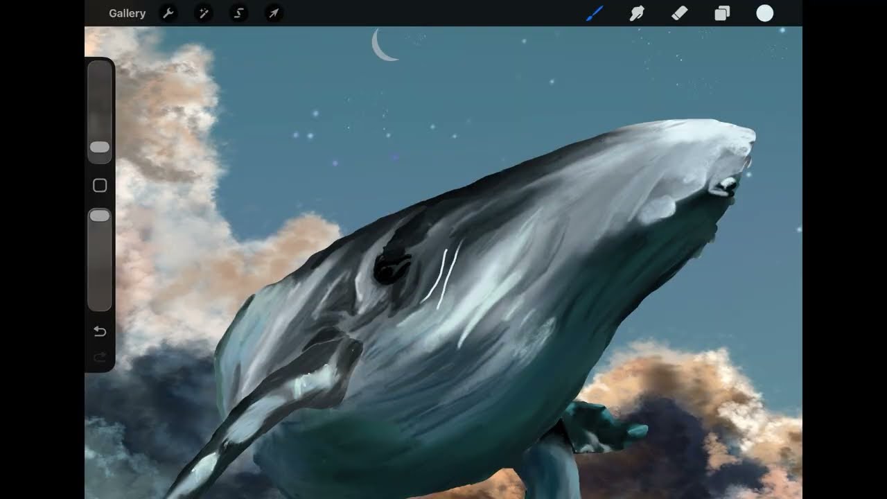 Drawing | Appear ft Clouds, Whale