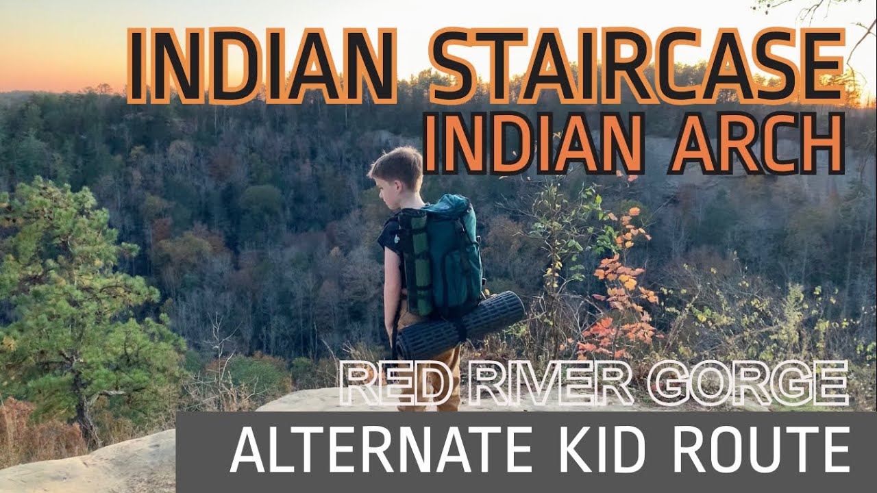 Indian Staircase/Arch alt Kid Route - Amazing! Red River Gorge Kraig Adams Style