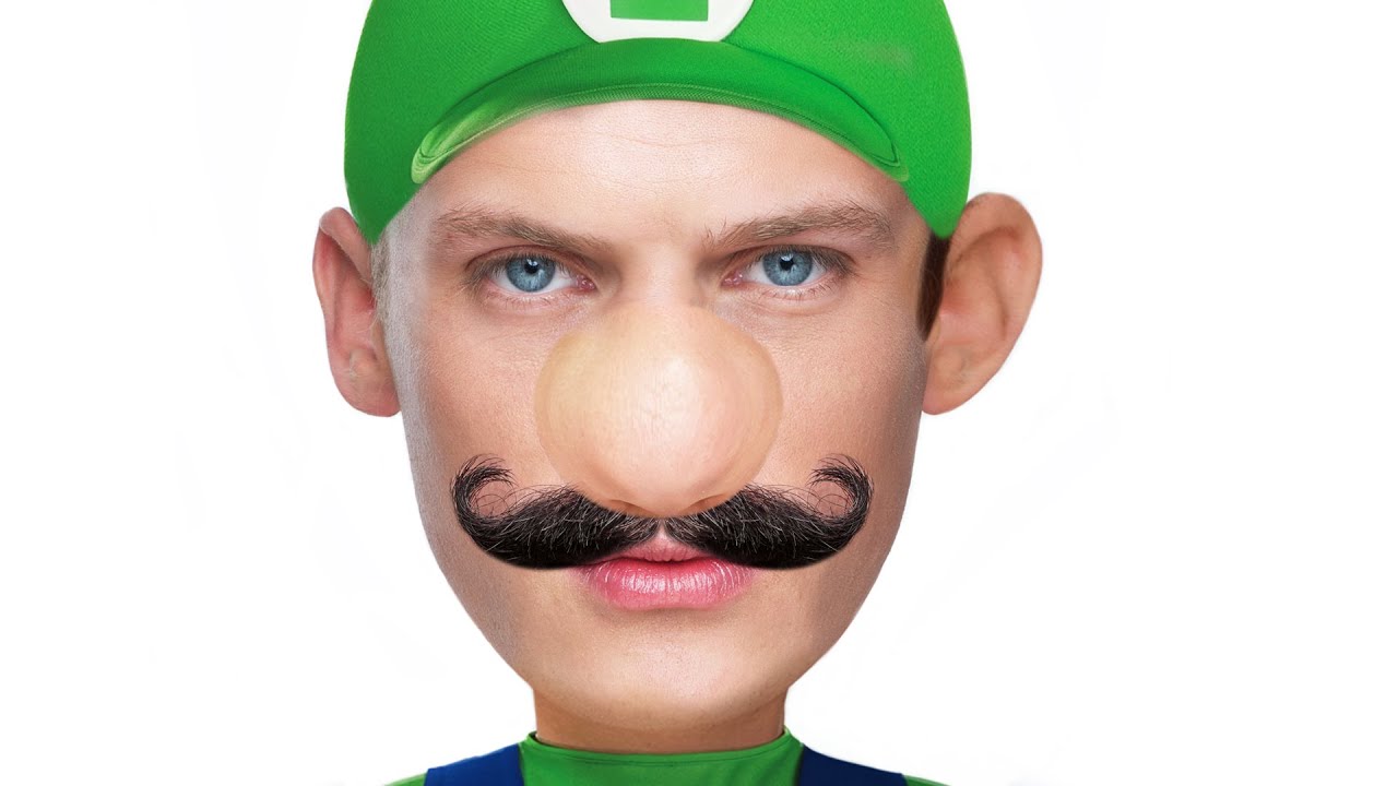 Man becomes LUIGI from Mario Bros!