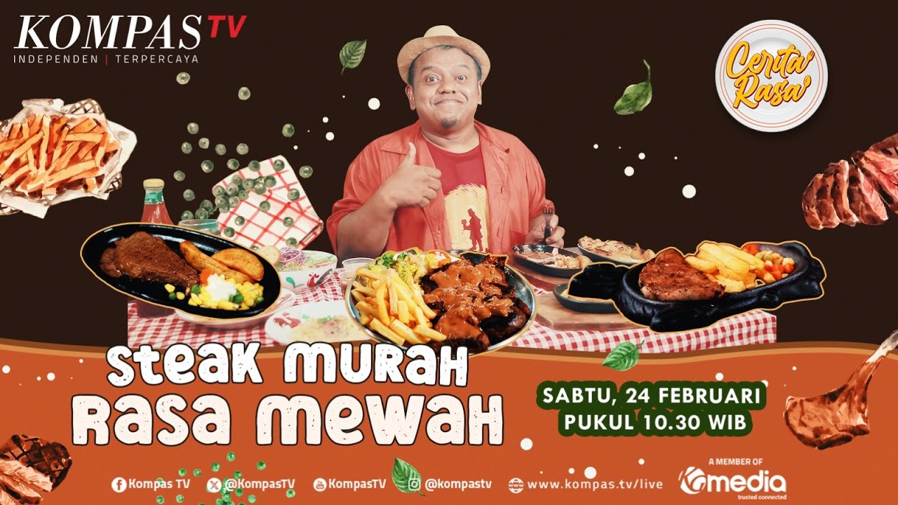 LIVE - Steak Murah Rasa Mewah | CERITA RASA