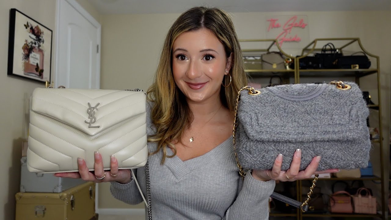 Tory Burch Fleming Small Shoulder Bag Review & Comparison to YSL Loulou