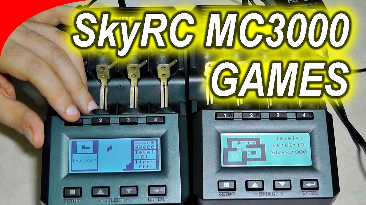 Игры на SkyRC MC3000? Неужели? Ага.❤♨ пропатченная прошивка