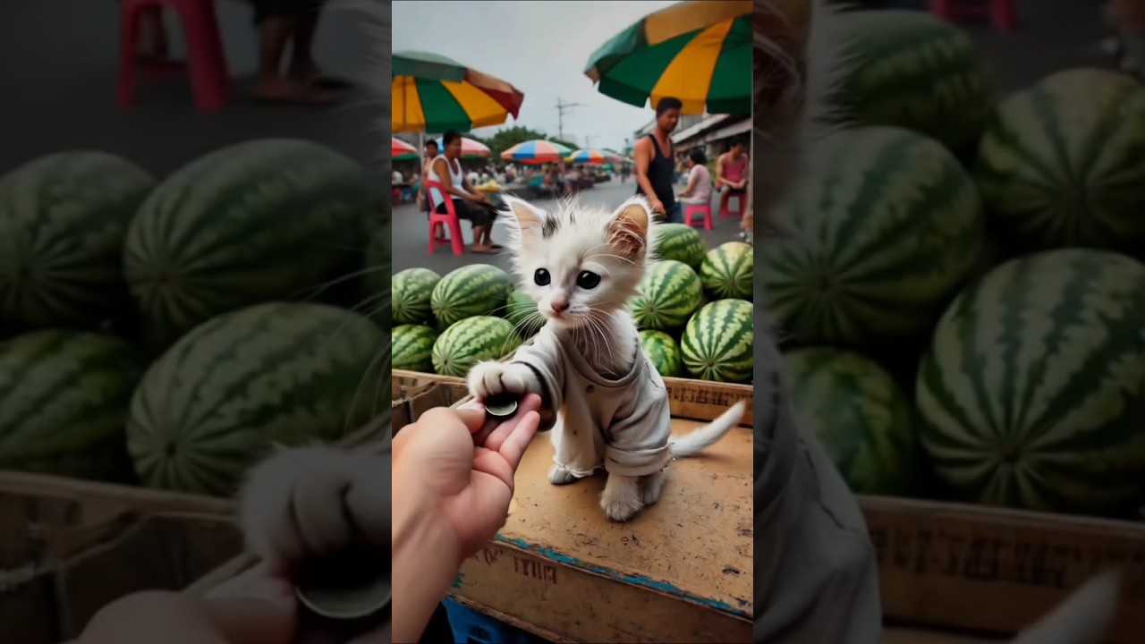 The Poor kitten ridiculed by friends for eating moldy sandwich #JYKO