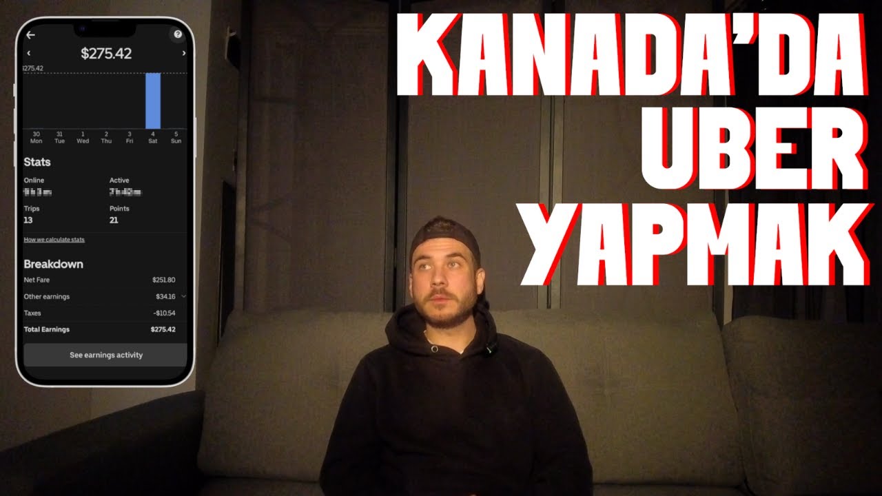 Kanada'da Uber Yapmak! | Uber, Doordash, Instacart Ne Kadar Kazandırıyor?