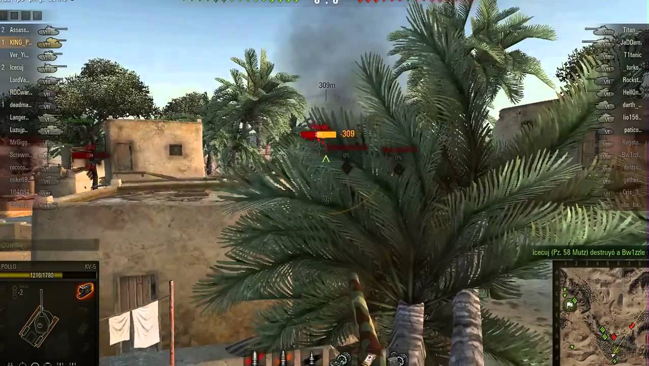 World of tanks   KV 5 4525 DMG 4 Kill