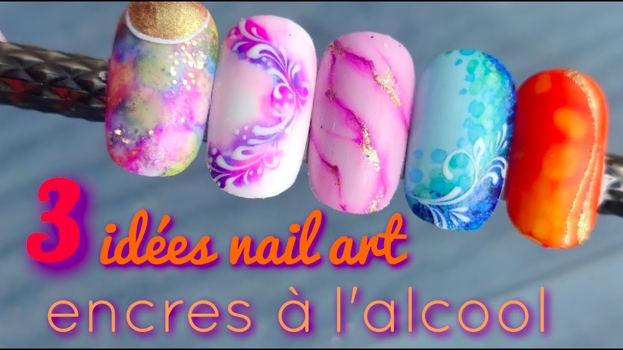 Tuto encres à l'alcool : utilisation et idées nail art