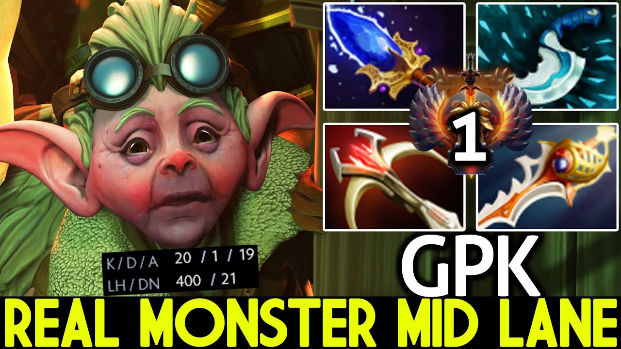 GPK [Snapfire] Real Monster Mid Lane Brutal Rapier Damage Dota 2
