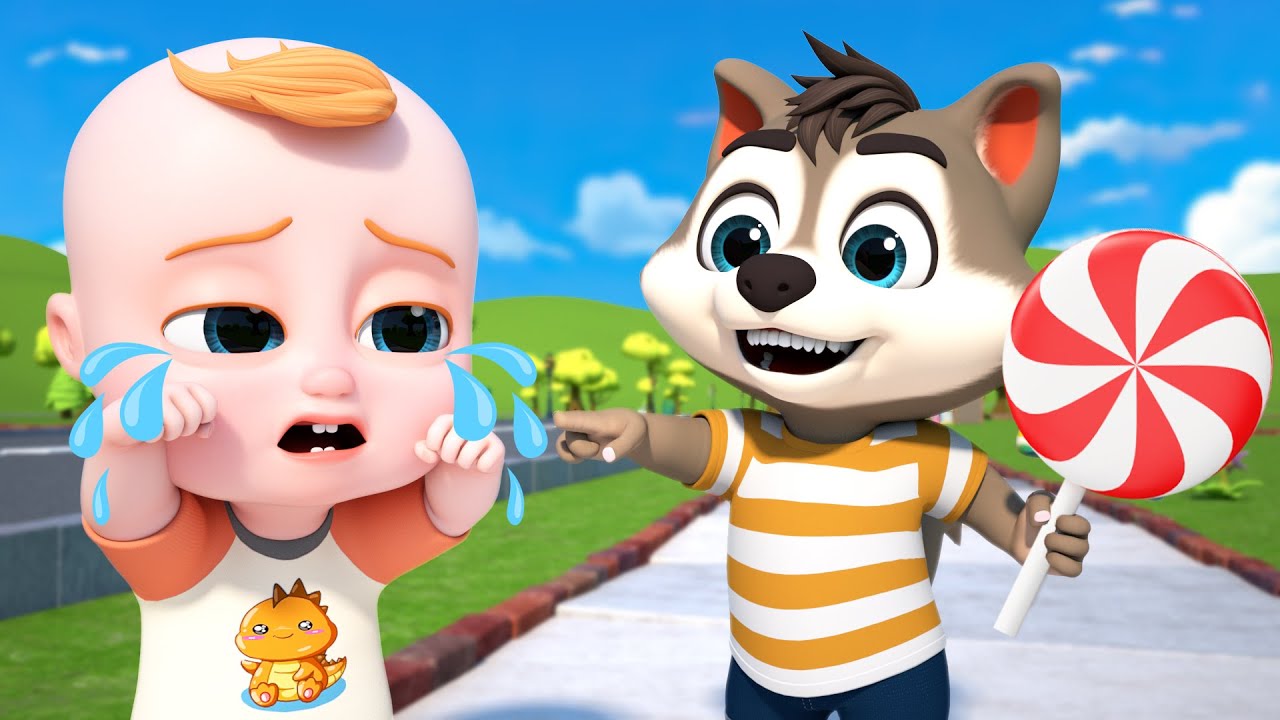 &iexcl;Aqu&iacute; tiene! El lobo malo toma piruletas | Canciones Infantiles