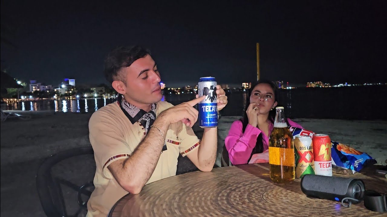 Reaccionando a las famosas cervezas mexicanas EN CANCUN 😍