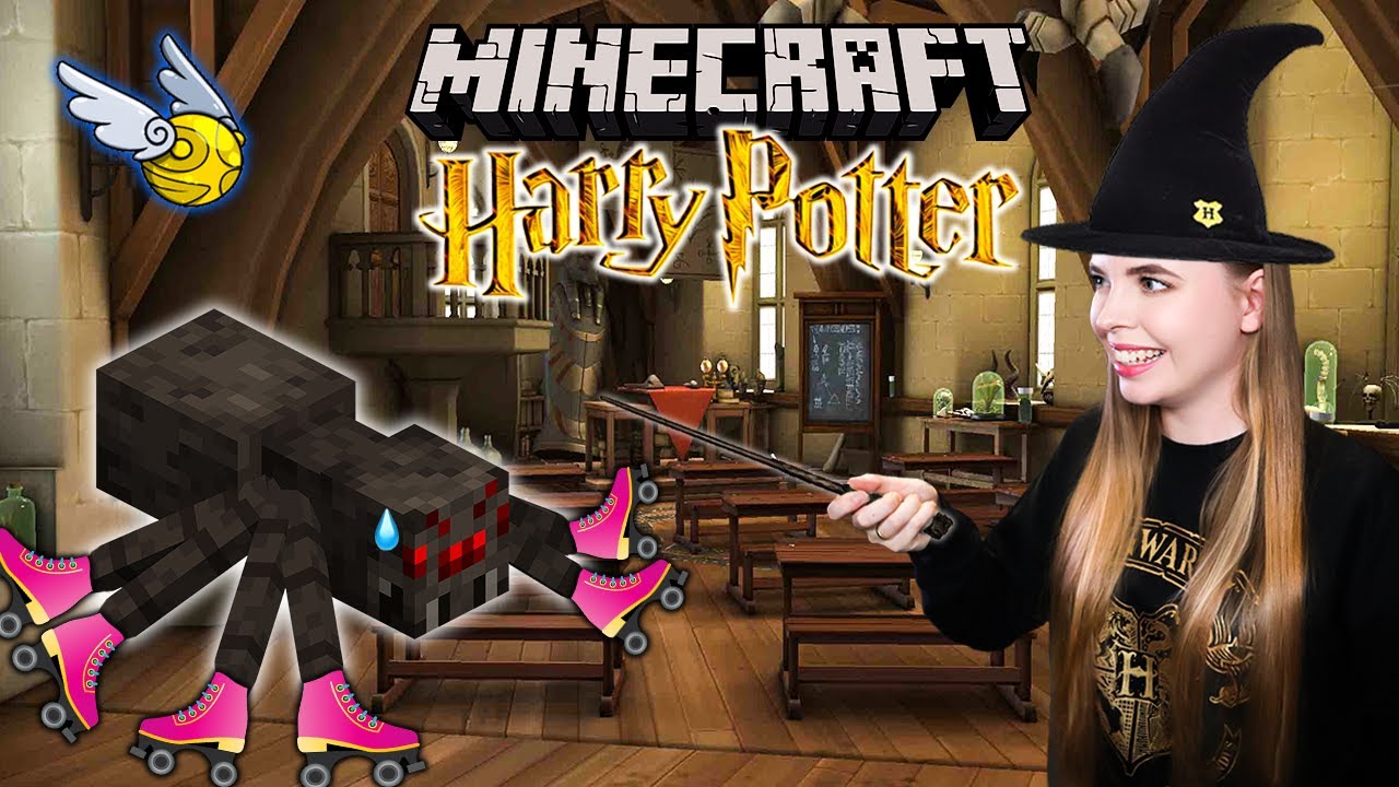 UCZĘ SIĘ NOWYCH ZAKLĘĆ 👻⚡️ MINECRAFT HARRY POTTER #2