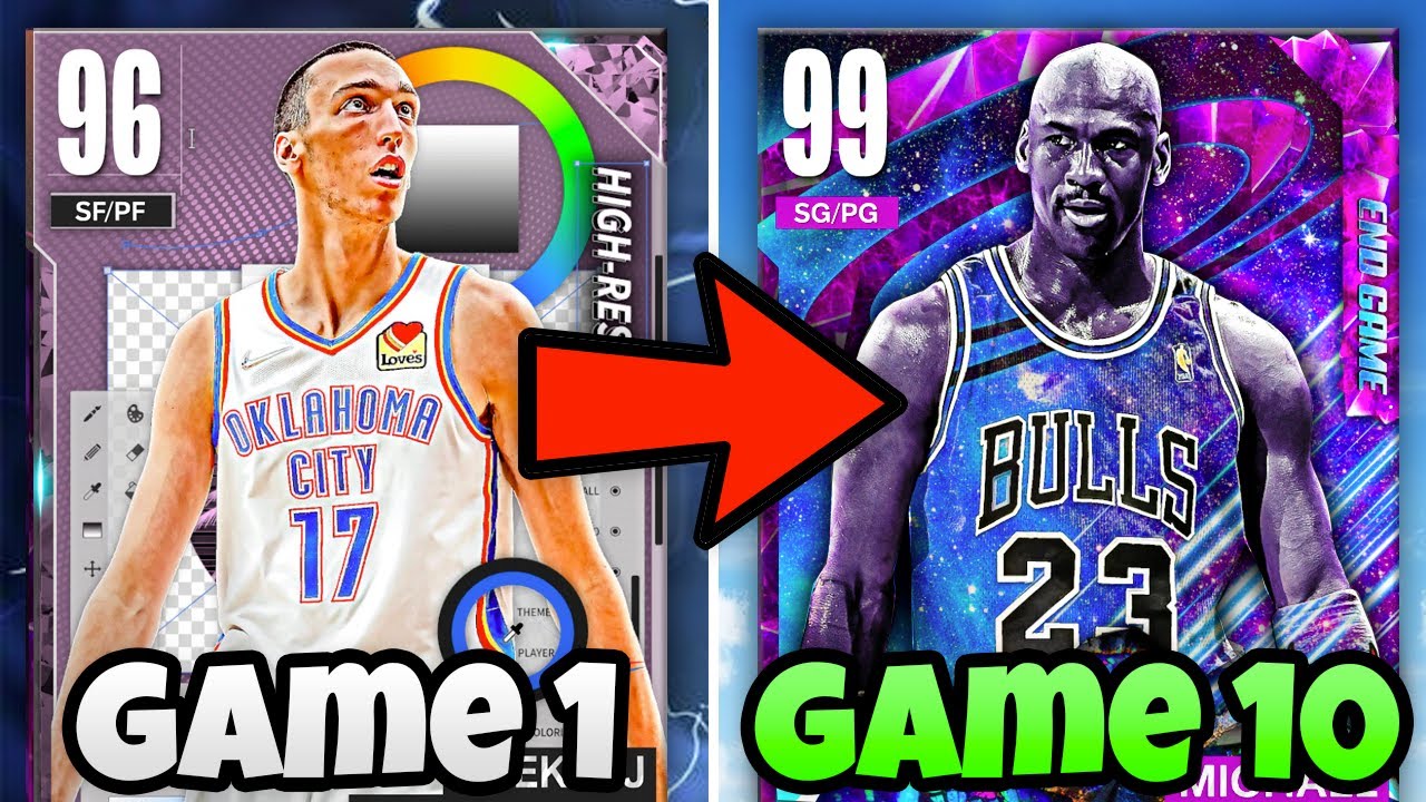 NBA 2k23 But Every WIN I Upgrade The Card Art