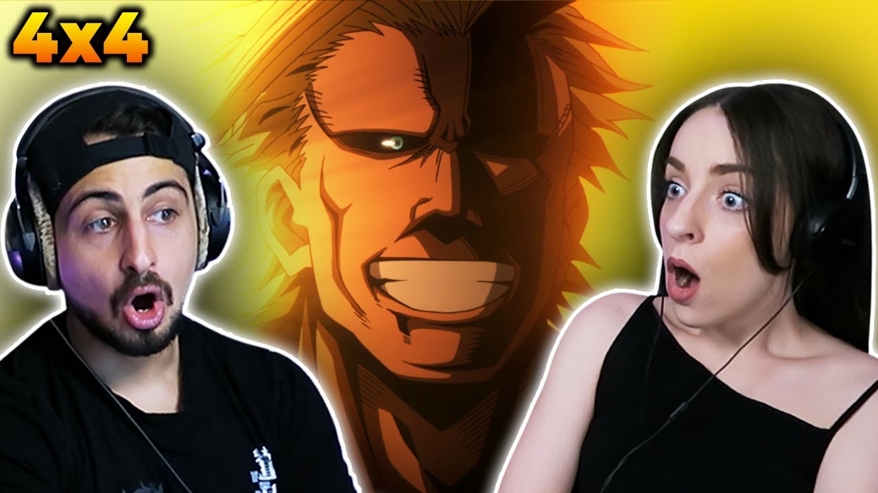 HE'S GOING TO DIE?! 😭 *MY HERO ACADEMIA* 4x4 REACTION!