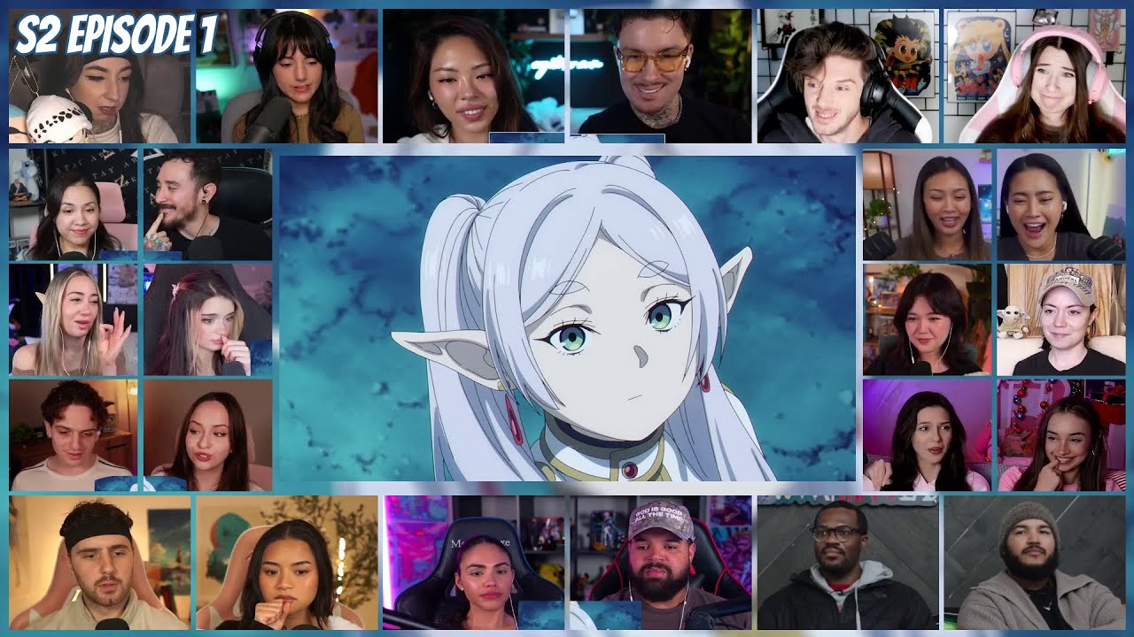 Frieren Beyond Journey's End Season 2 Episode 1 Reaction Mashup | 葬送のフリーレン