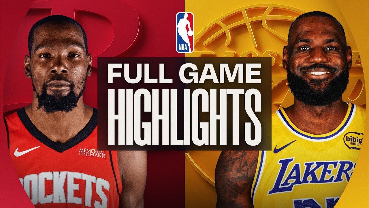 Los Angeles Lakers Vs Houston Rockets Highlights Full Game - DEC 24 , 2025 | NBA