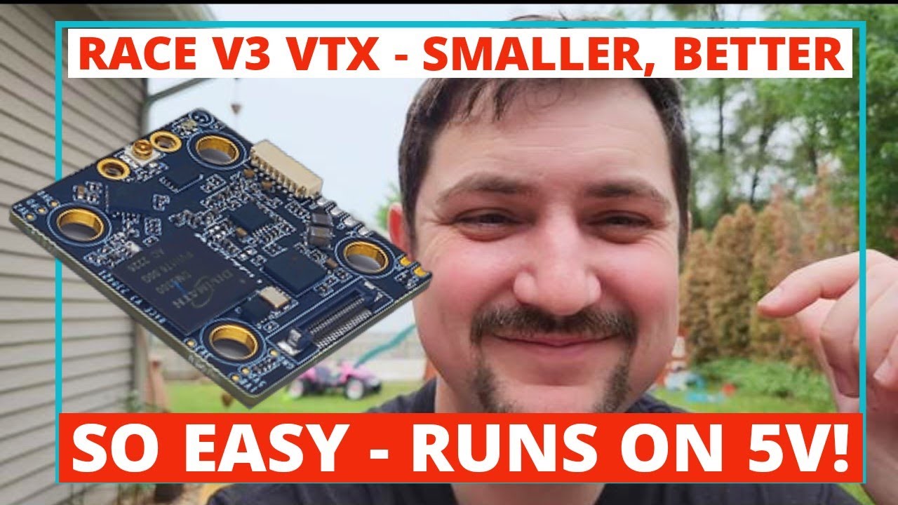 HDZero Race v3 VTX — компактнее, работает от 5 В и многое другое!