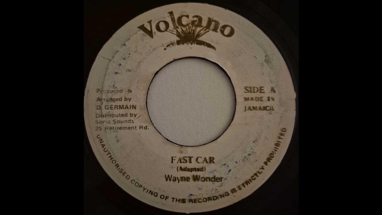 Wayne Wonder - Fast Car - Volcano 7inch 198x Taxi Riddim