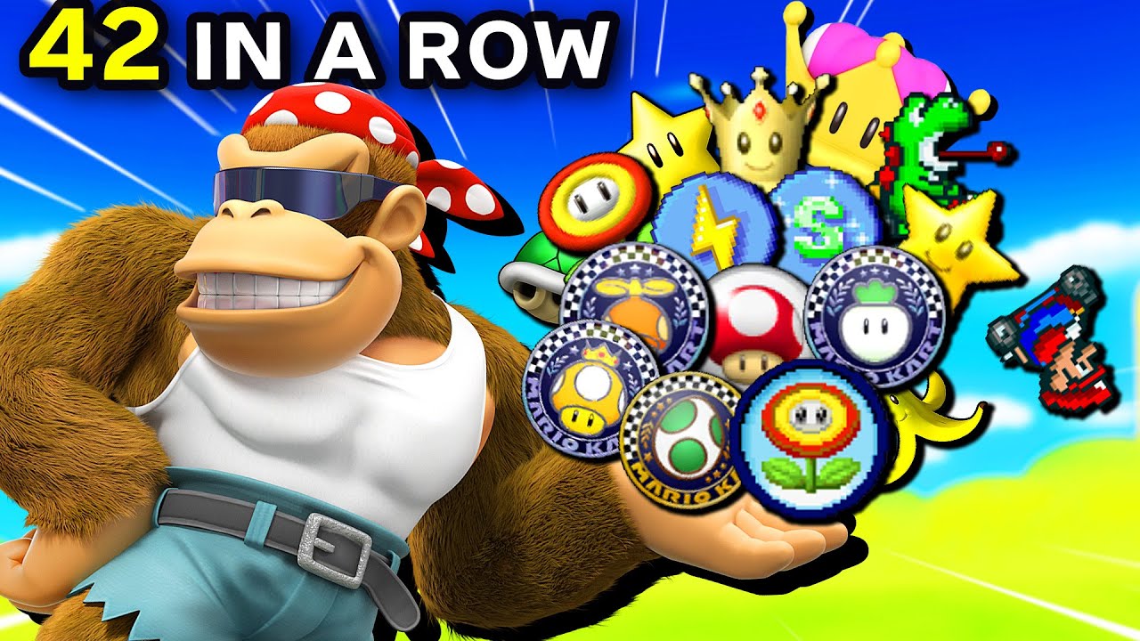 1st Place on Every Cup in Mario Kart... Without Losing?
