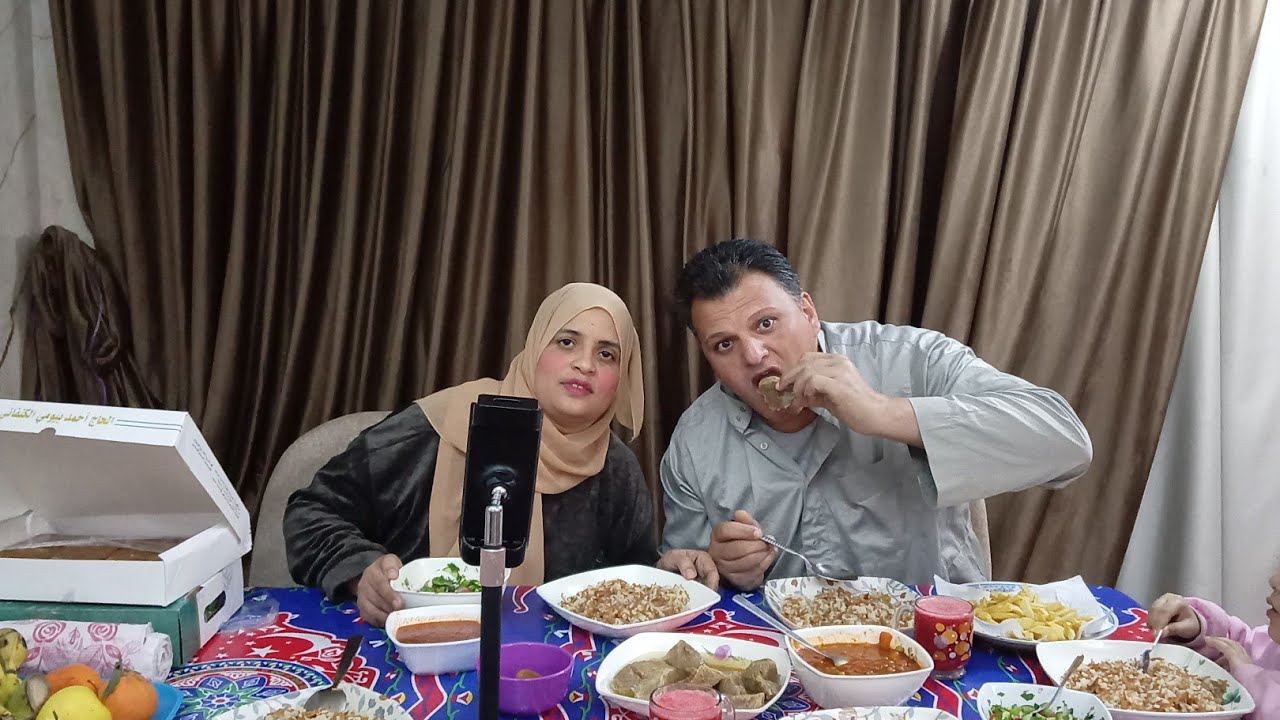 فطار سادس يوم رمضان  لاحول ولا قوة الا بالله 
