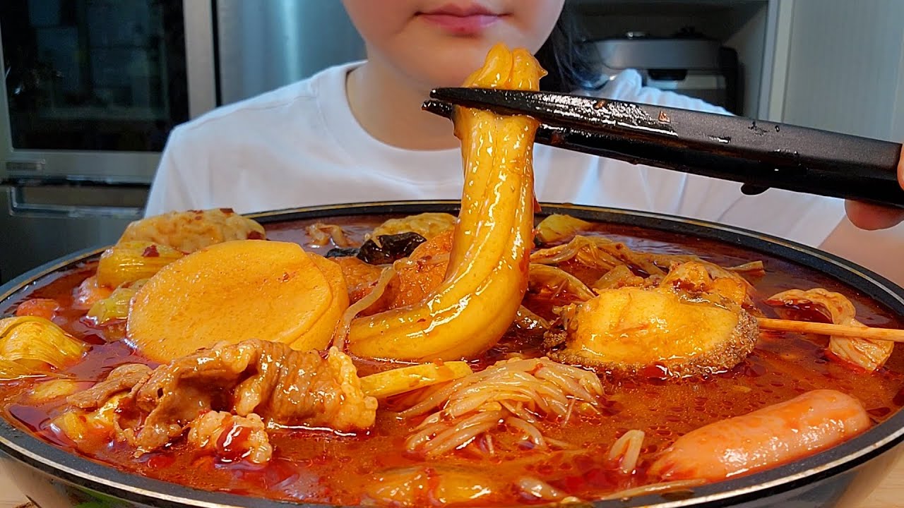 마라탕 너무 맛있게 끓여 졌어요~(레시피 더보기에 있어요)