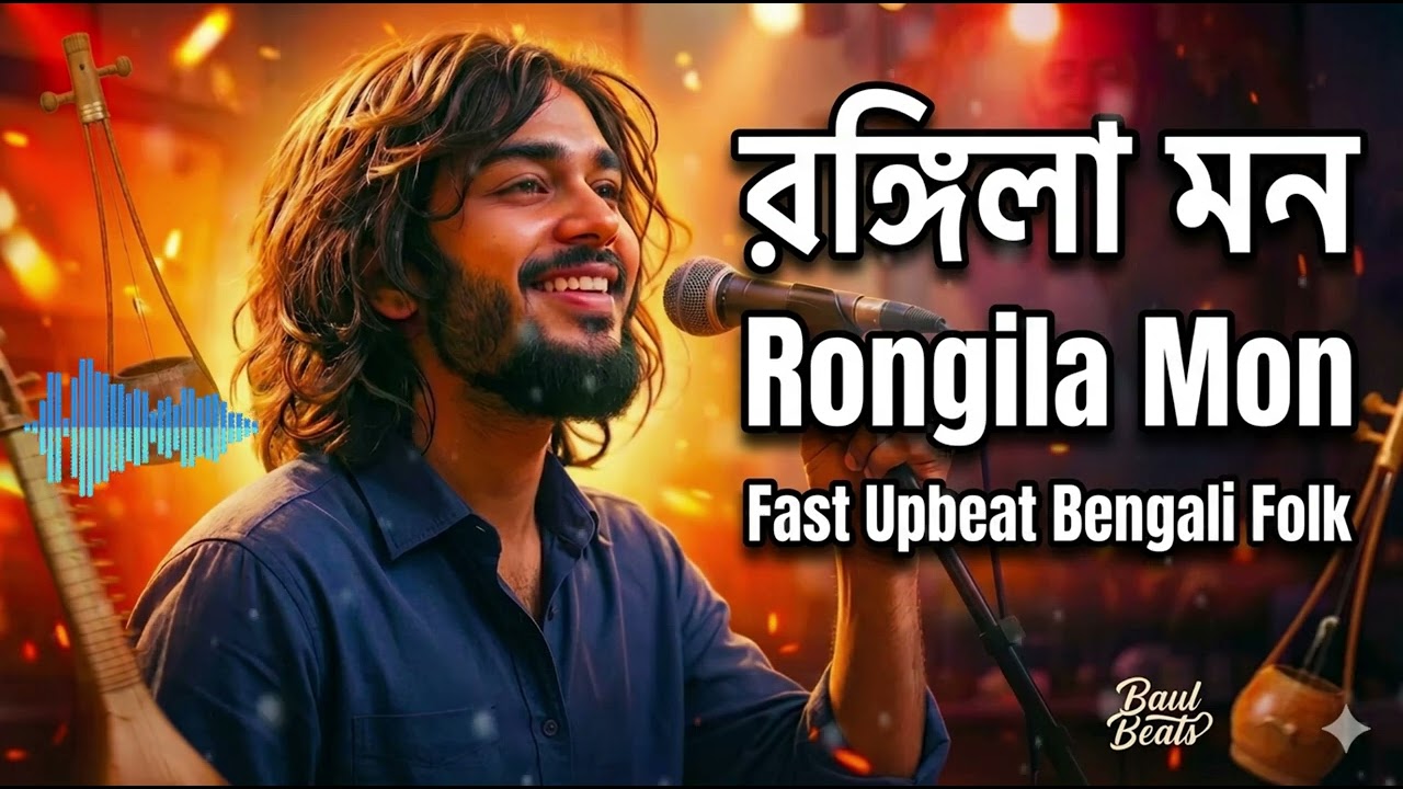 রঙ্গিলা মন Rongila Mon - New Bangla Folk Fusion 2026 🇧🇩 The Future of Baul Music - Baul Beats