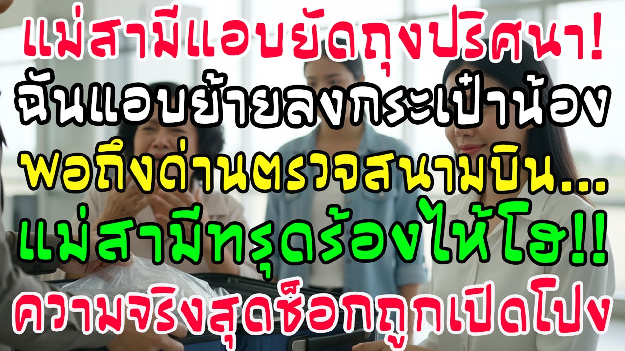 แม่ผัวยัดของลับใส่กระเป๋าฉันก่อนไปฝรั่งเศส ฉันย้ายไปให้น้องผัว ถึงด่านตรวจความแตก แม่ผัวเข่าทรุด!