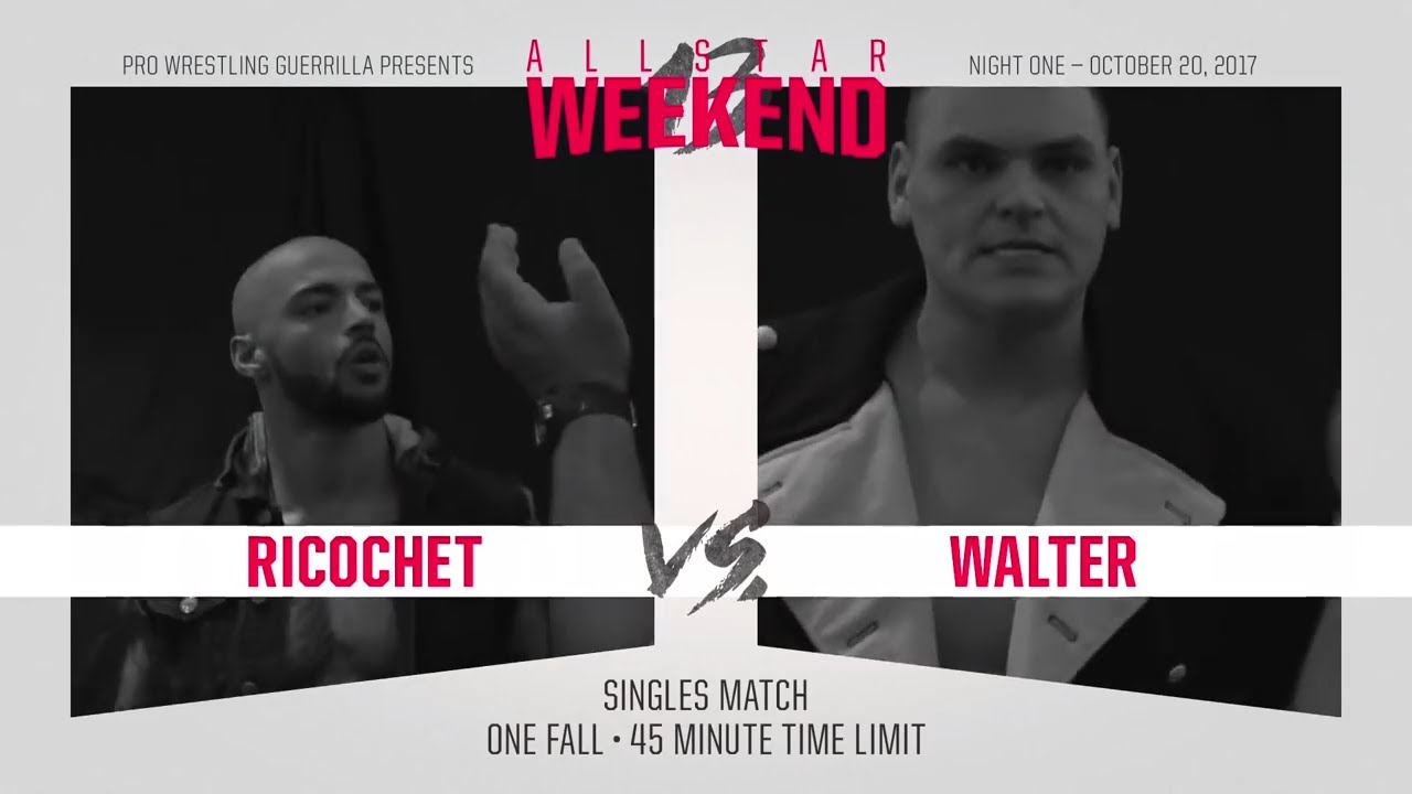 Ricochet vs WALTER PWG All Star Weekend 13 Highlights