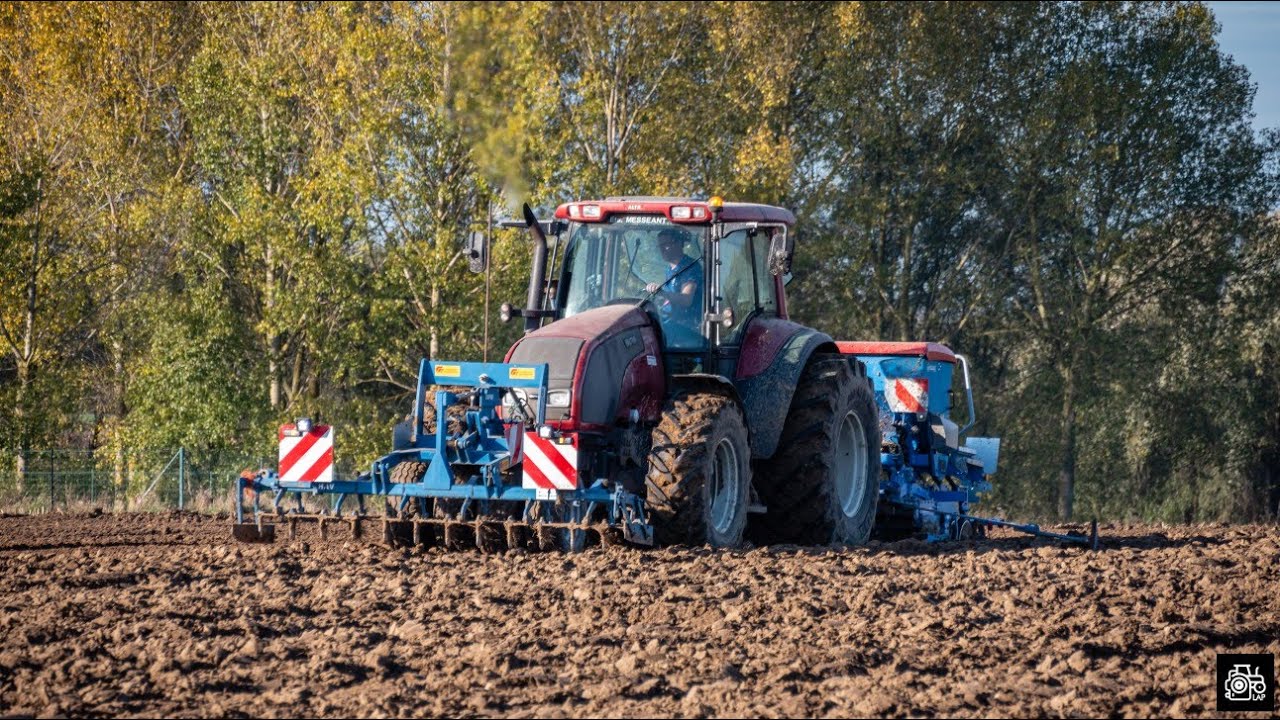 Semis de blé 2020 - Valtra T140 - Lemken Saphir 9