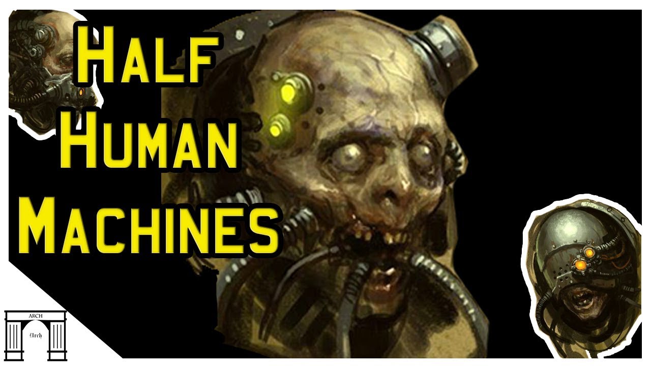 40k Lore, Servitors! Half Human Machine Horrors!