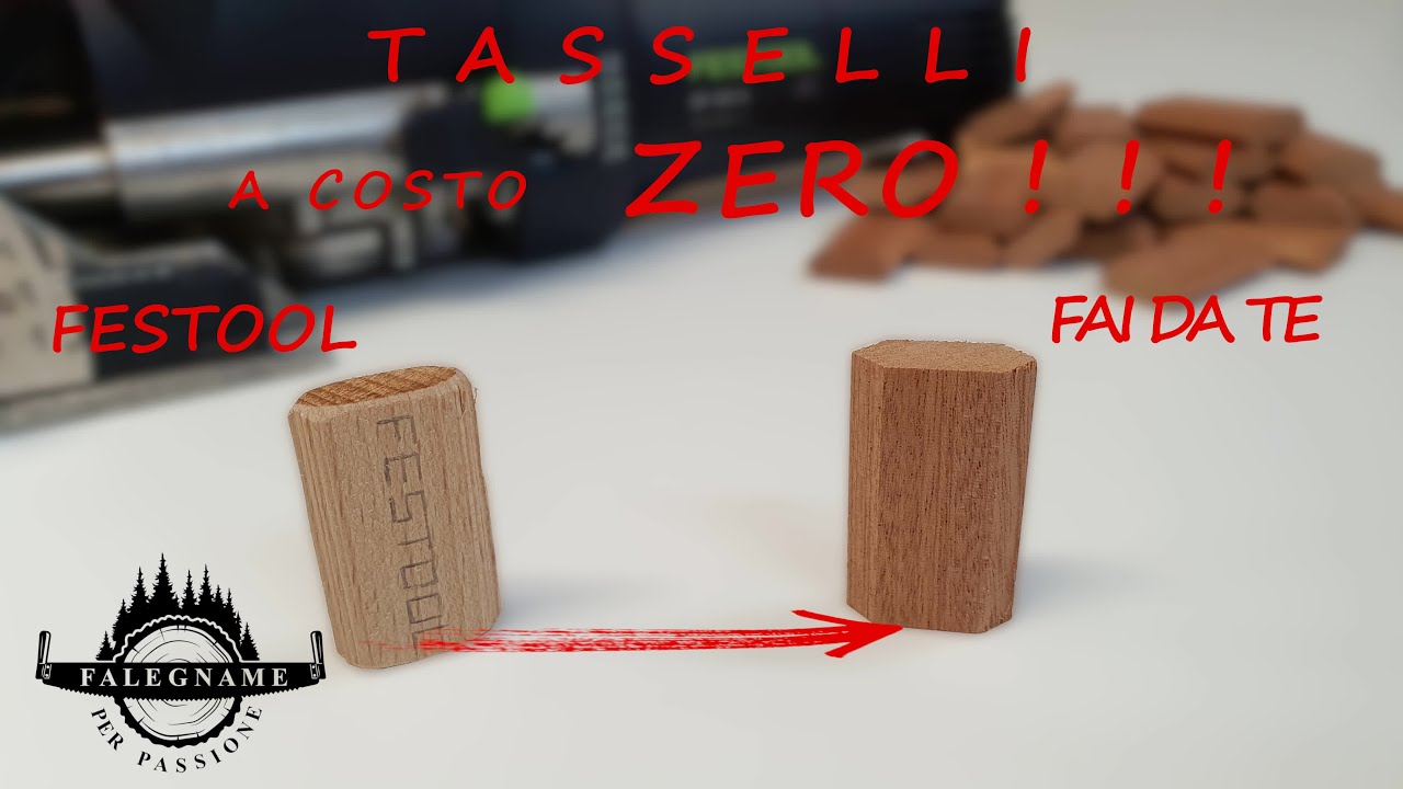 Tasselli Domino festool a costo ZERO 😎
