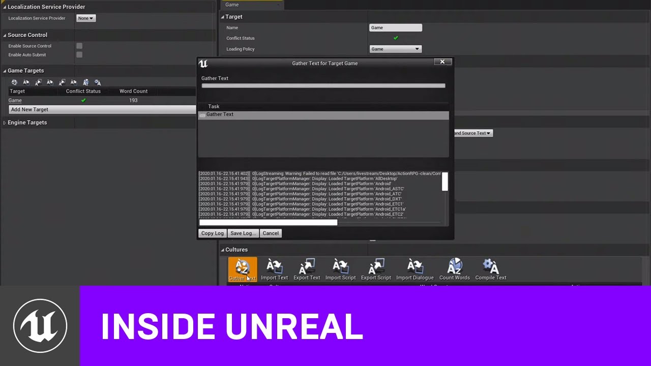 Localizing Action RPG Game | Inside Unreal