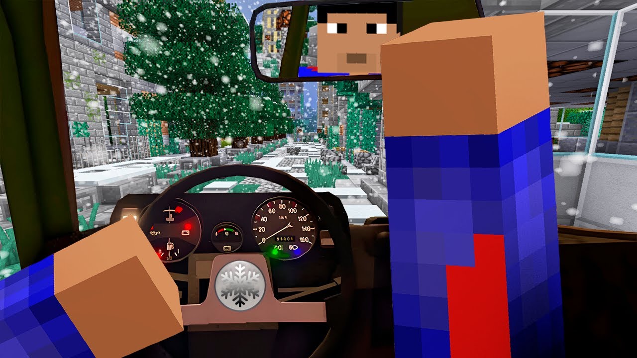 HICE UN VIAJE LARGO EN FIN DE AÑO EN MINECRAFT TROLL 😱